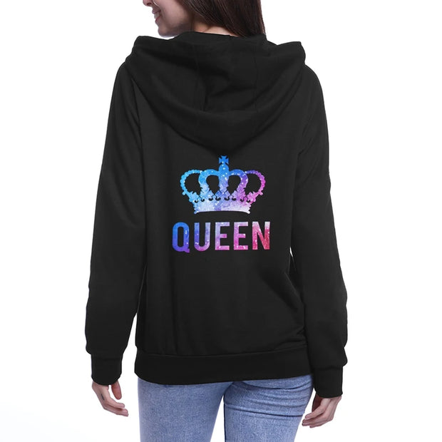 Women Men Lovers Sweatshirt Couple Hoodies