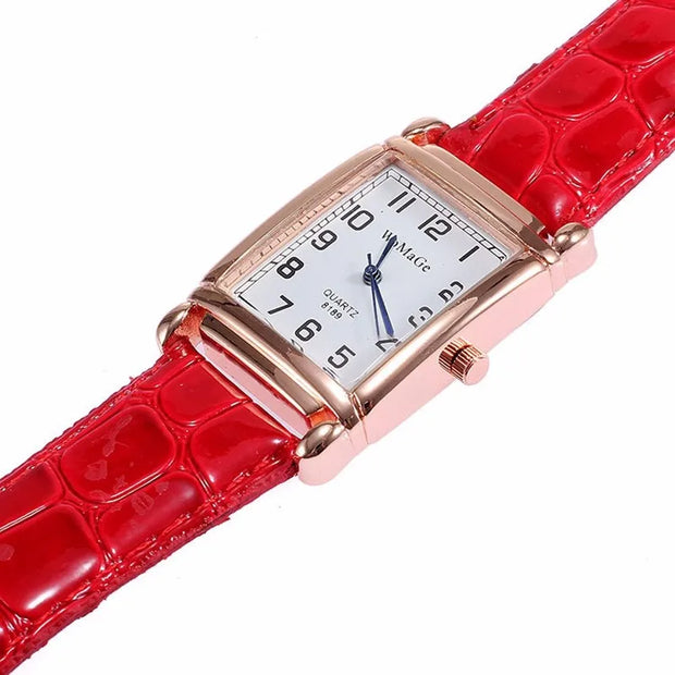 Women Square Rose Gold