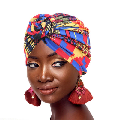 Women tie Turban Hat bohemian