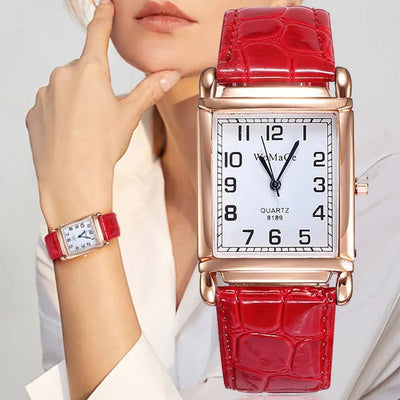 Women Square Rose Gold