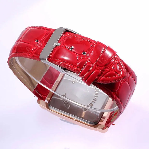 Women Square Rose Gold