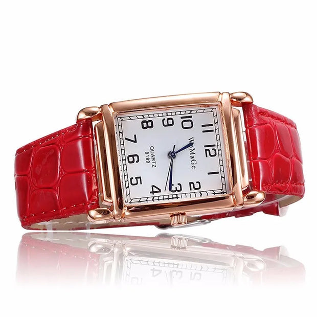 Women Square Rose Gold