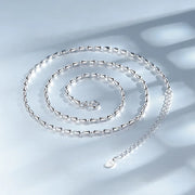 925 Sterling Silver Necklace With Simple