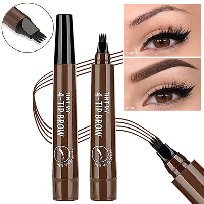 Eyebrow Pen Makeup Long Lasting Cosmetic Microblade Brow Pencil