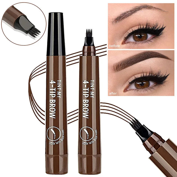Eyebrow Pen Makeup Long Lasting Cosmetic Microblade Brow Pencil