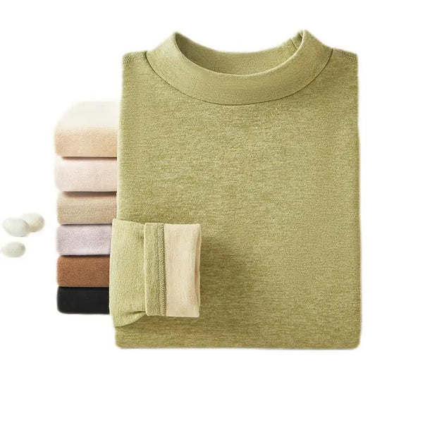 Autumn and Winter Men's Cashmere Silk Thermal