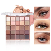 Eyeshadow palette in 25 colors