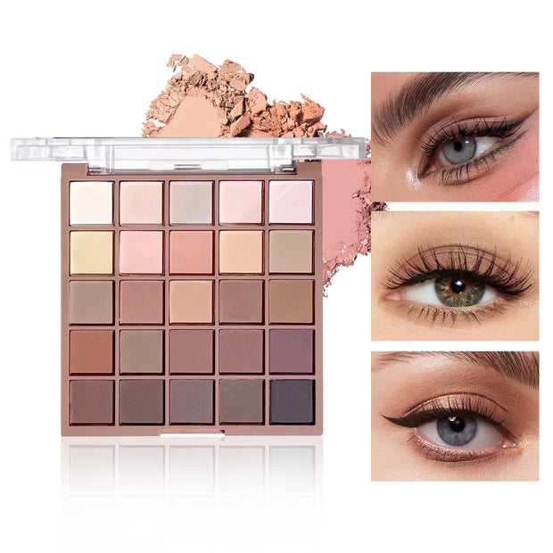 Eyeshadow palette in 25 colors