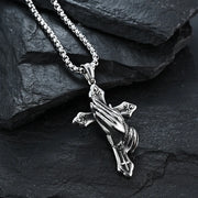 Necklace For Men National Retro Style Hand Of Prayer