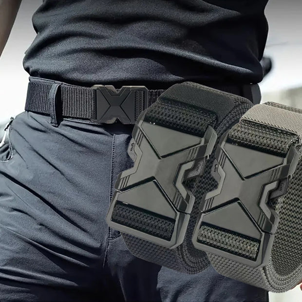 The New Men's 125cm Buckle Belt Nylon