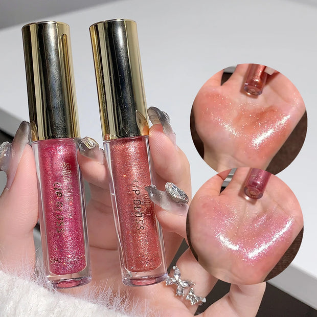 water-glossy mirror lip glaze, moisturizing