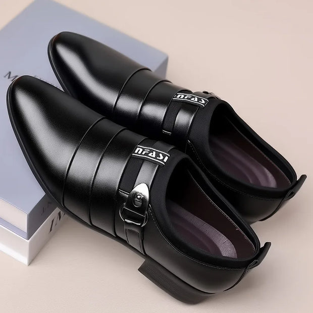 Men Dress Shoes Slip on Formal Suit