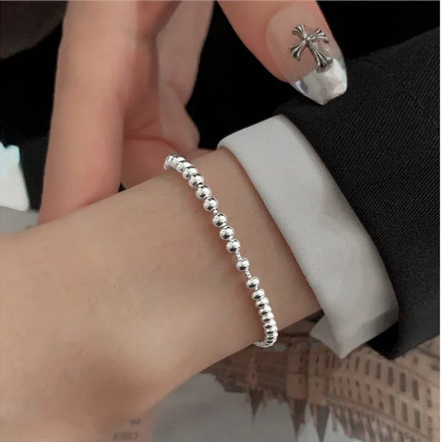 100% Solid 925 Sterling Silver Metal Bracelets