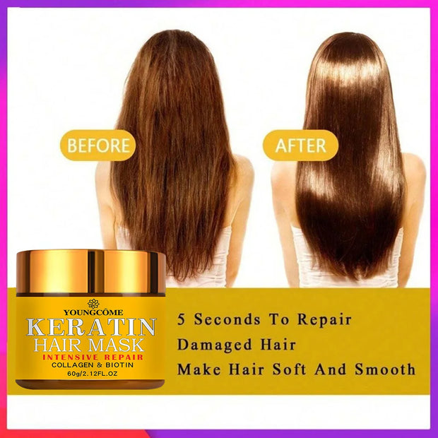 Hair Repairs Hair Mask Biotin Collagen Keratin