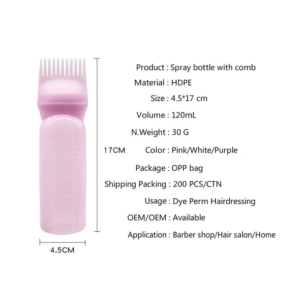 3 Color Salon Hair Oil Applicator