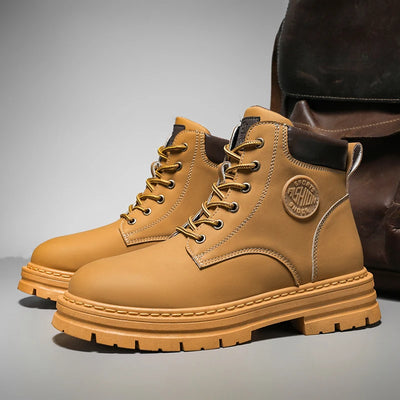 Men's high top boots four season