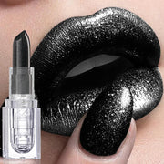 Waterproof Glitter Lipstick Sexy Black Lip