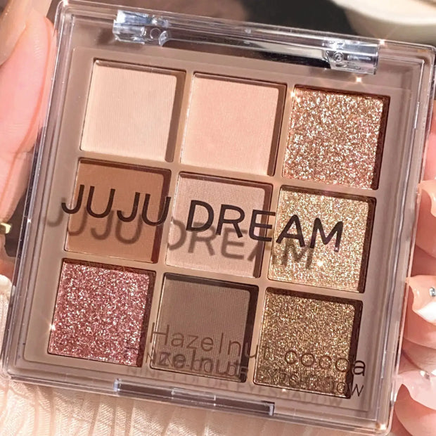 Luxurious 9-18 color eyeshadow palette - Velvet matte and shimmer