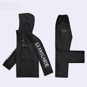 Split Raincoat and Rain Pants Suit