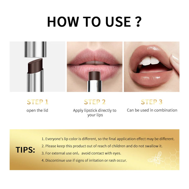 Black Honey Lipstick Long Lasting Moisturizing