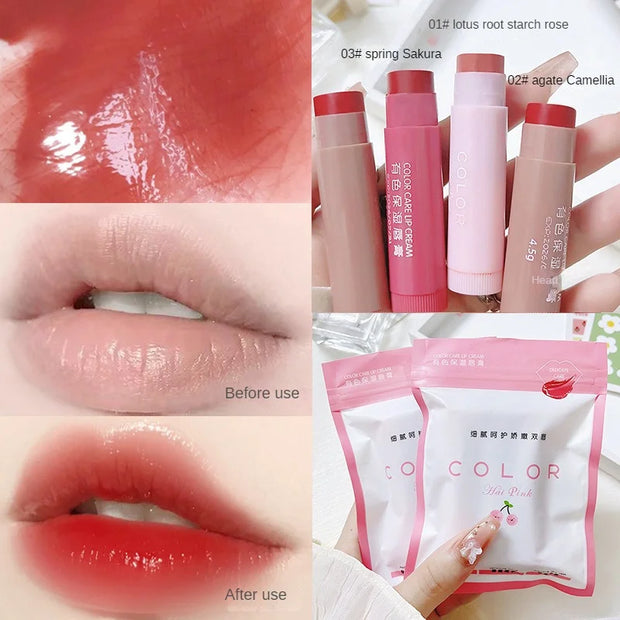 Colored Lip Balm Cute Moisturizing