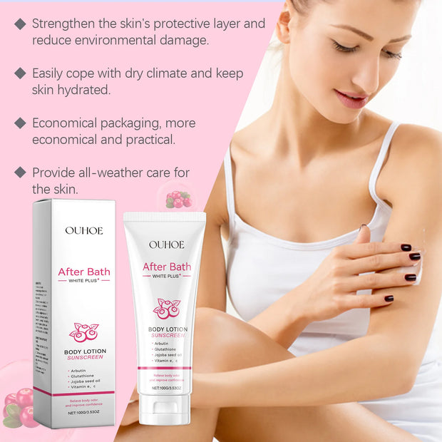 Body Lotion Odor Removal
