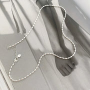 925 Sterling Silver Necklace With Simple
