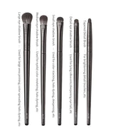 Natural Eye Makeup Brushes Set Eyeshadow