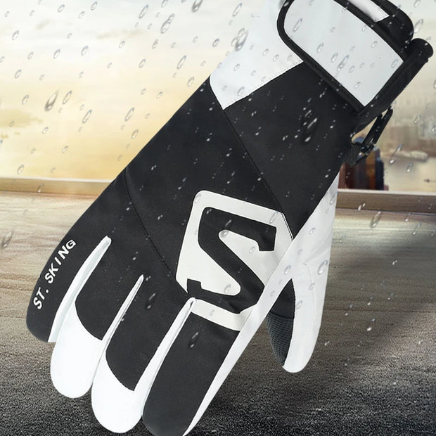 Men's and women's skiing gloves