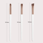 3 Pcs edge eyeliner brush oblique