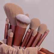 13 PCS Makeup Brushes Set Eye Shadow Foundation Women Cosmetic