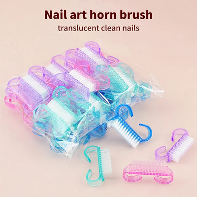 Nail Tool Horn Brushes Semi Transparent