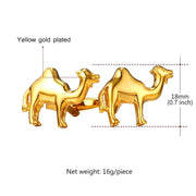 Cufflinks For Mans Camel Shape7