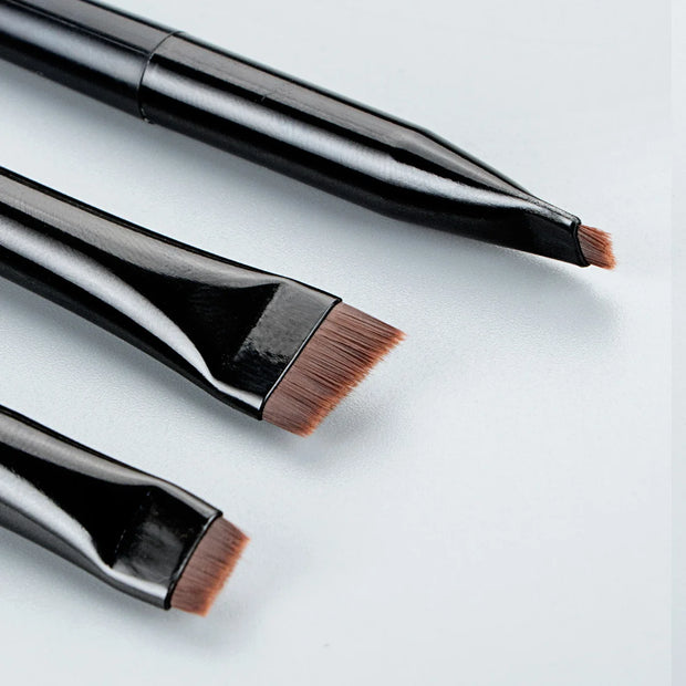 3 Pcs edge eyeliner brush oblique