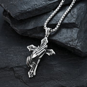 Necklace For Men National Retro Style Hand Of Prayer