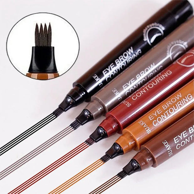 Eyebrow Pen Makeup Long Lasting Cosmetic Microblade Brow Pencil