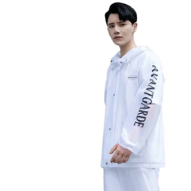 Split Raincoat and Rain Pants Suit