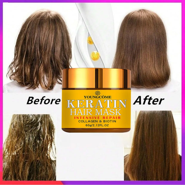 Hair Repairs Hair Mask Biotin Collagen Keratin