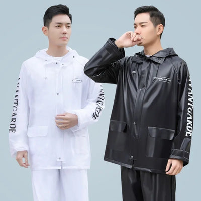 Split Raincoat and Rain Pants Suit